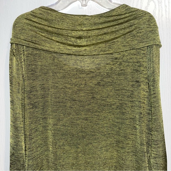 Chaus size XL green and black cowl neck top - Picture 4 of 7